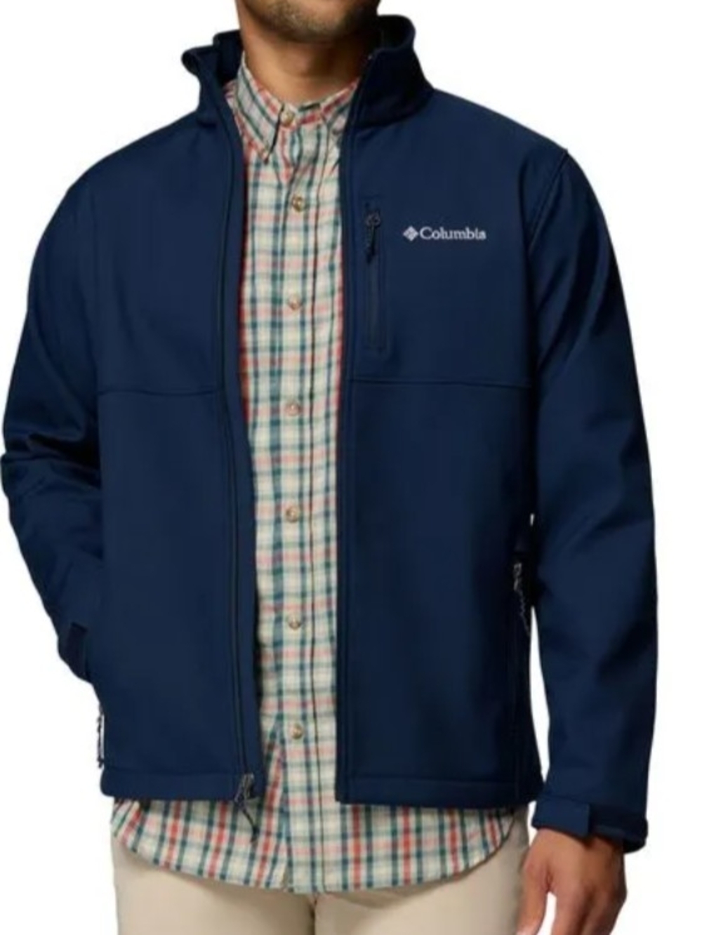 Columbia Ascender Men's Dark Blue Softshell Jacket Size L NWT MSRP $125